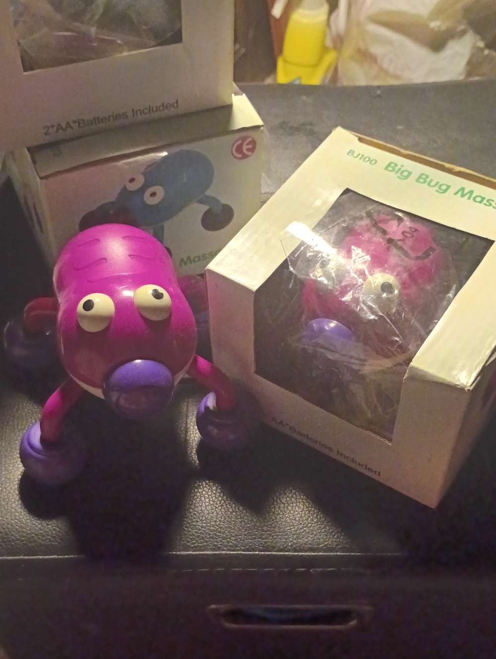 Big Bug Massage - Purple Pink Vibrating Bug